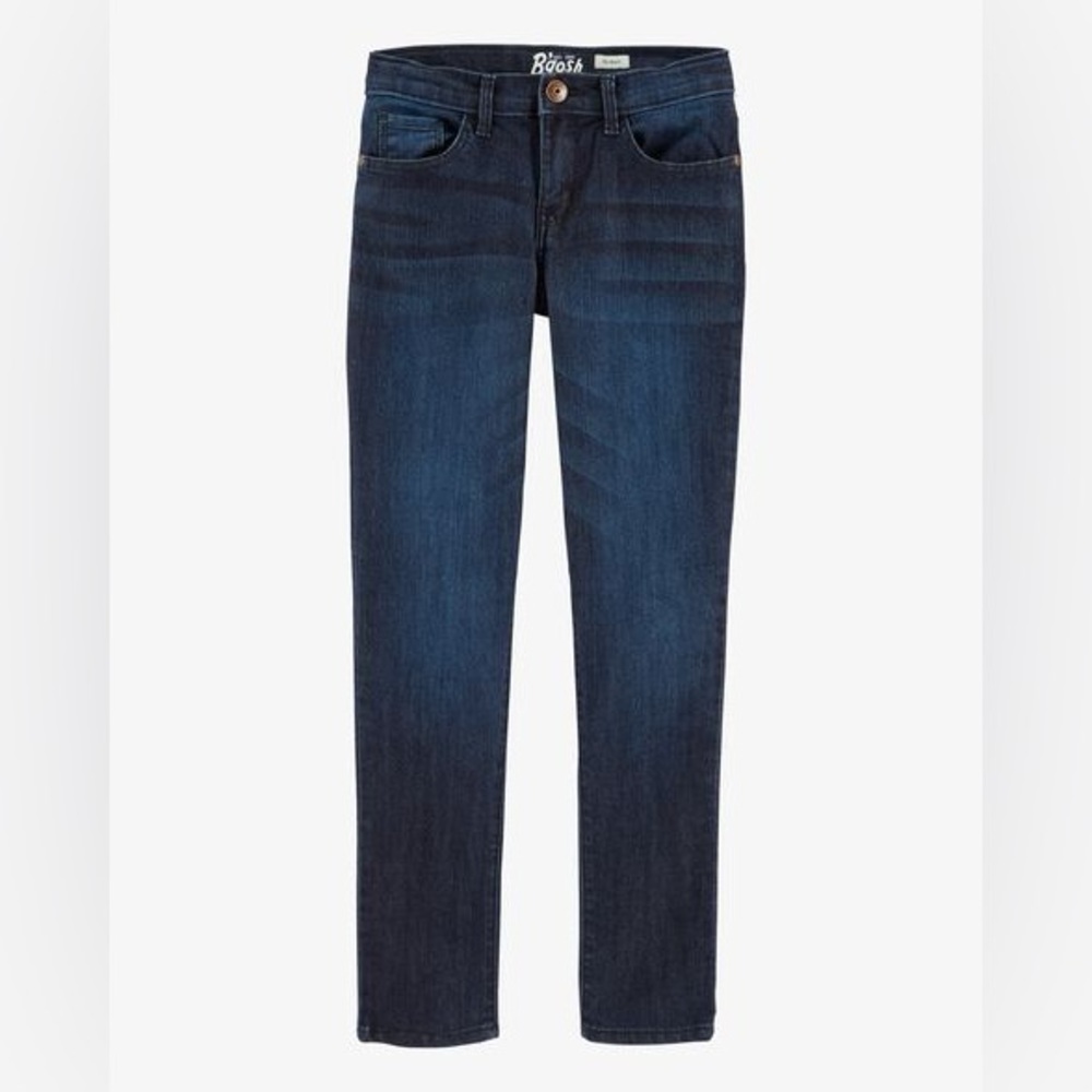 Kid Dark Blue Wash Skinny-Leg Jeans Size 8/8A